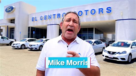 El centro motors - Get an auto loan or schedule Ford service nearby at El Centro Motors. Skip to main content. El Centro Motors 1520 Ford Dr. Directions El Centro, CA 92243. Sales: 760 ... 